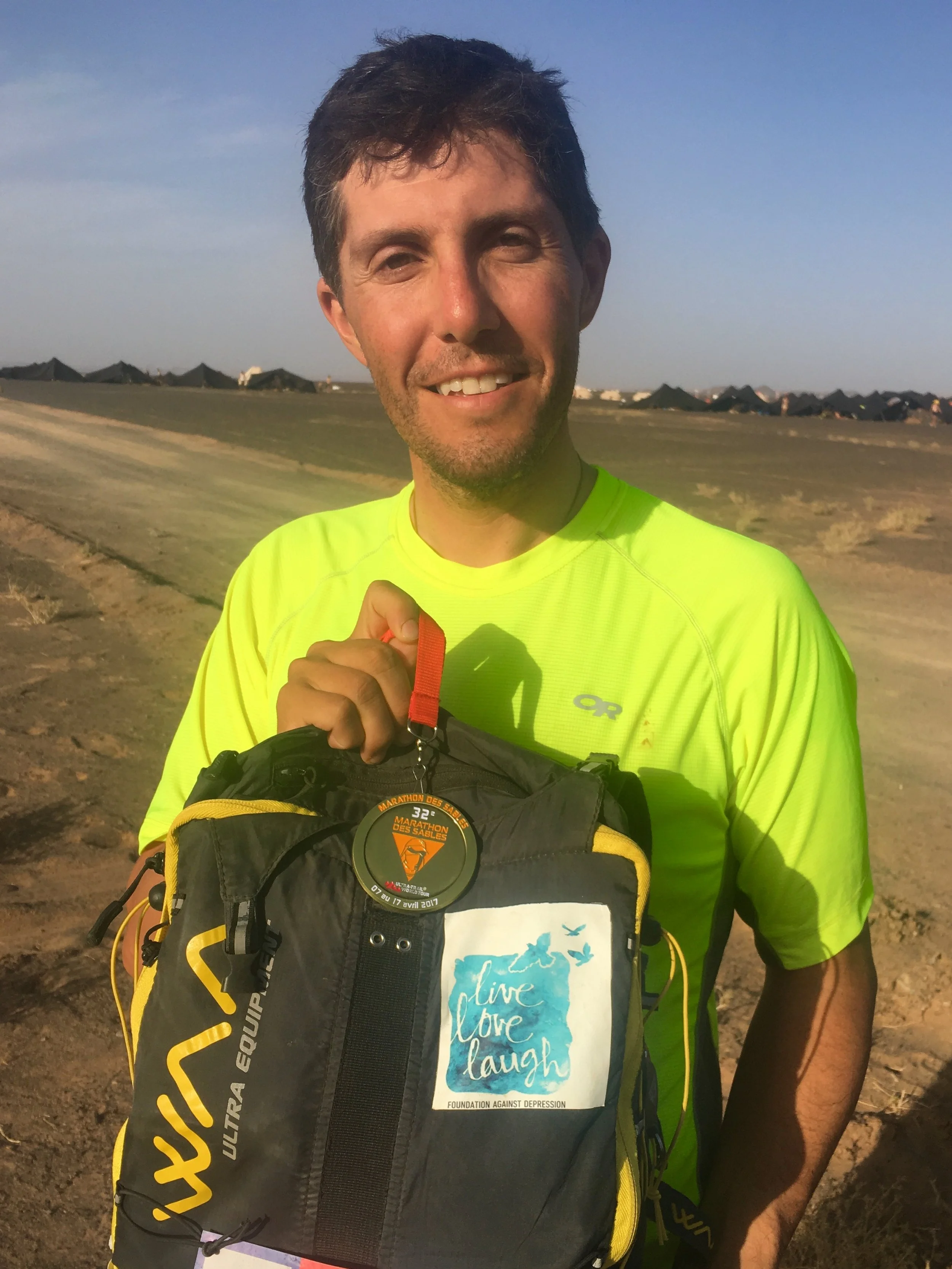 Back to Marathon des Sables 2023, and how you can send me messages